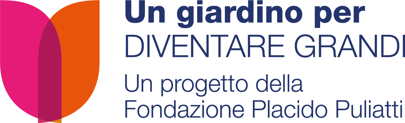 Logo completo Un giardino per diventare grandi Fondazione Placido Puliatti